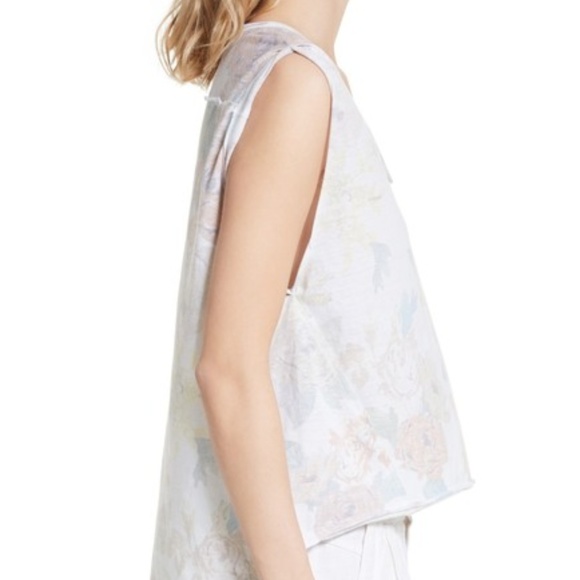 NWT Free People Gardenia Hi-Lo Tee - Picture 3 of 7